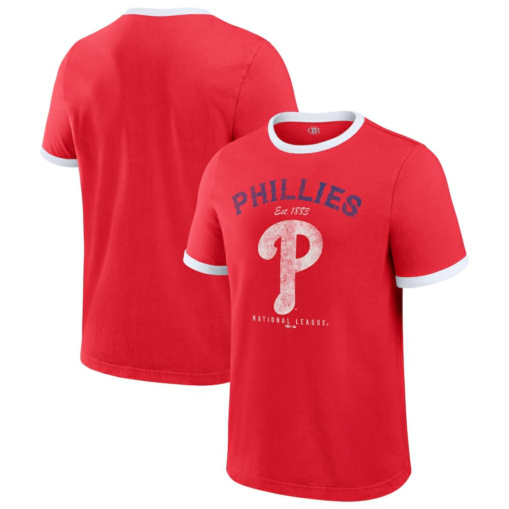 Philadelphia Phillies Darius Rucker Collection by Fanatics Washed Ringer T-Shirt for sale