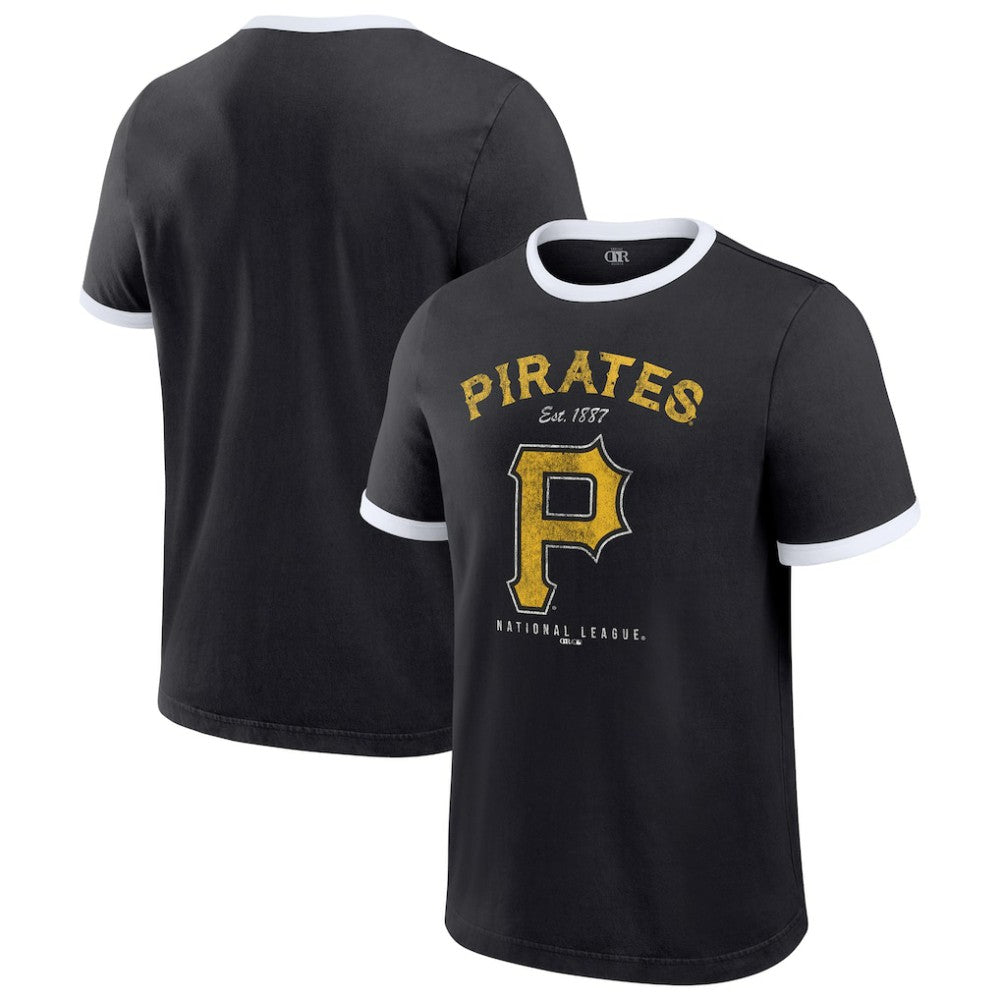 Pittsburgh Pirates Darius Rucker Collection by Fanatics Washed Ringer T-Shirt Online