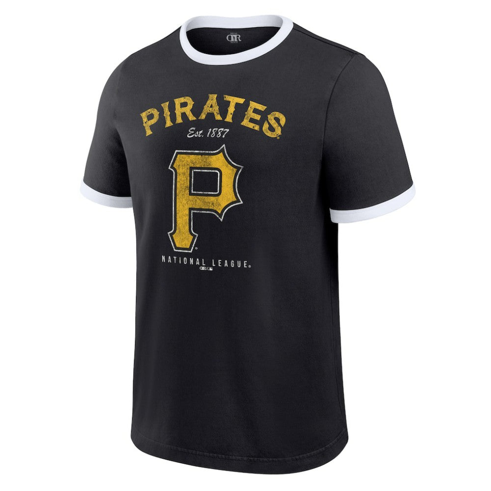 Pittsburgh Pirates Darius Rucker Collection by Fanatics Washed Ringer T-Shirt Online