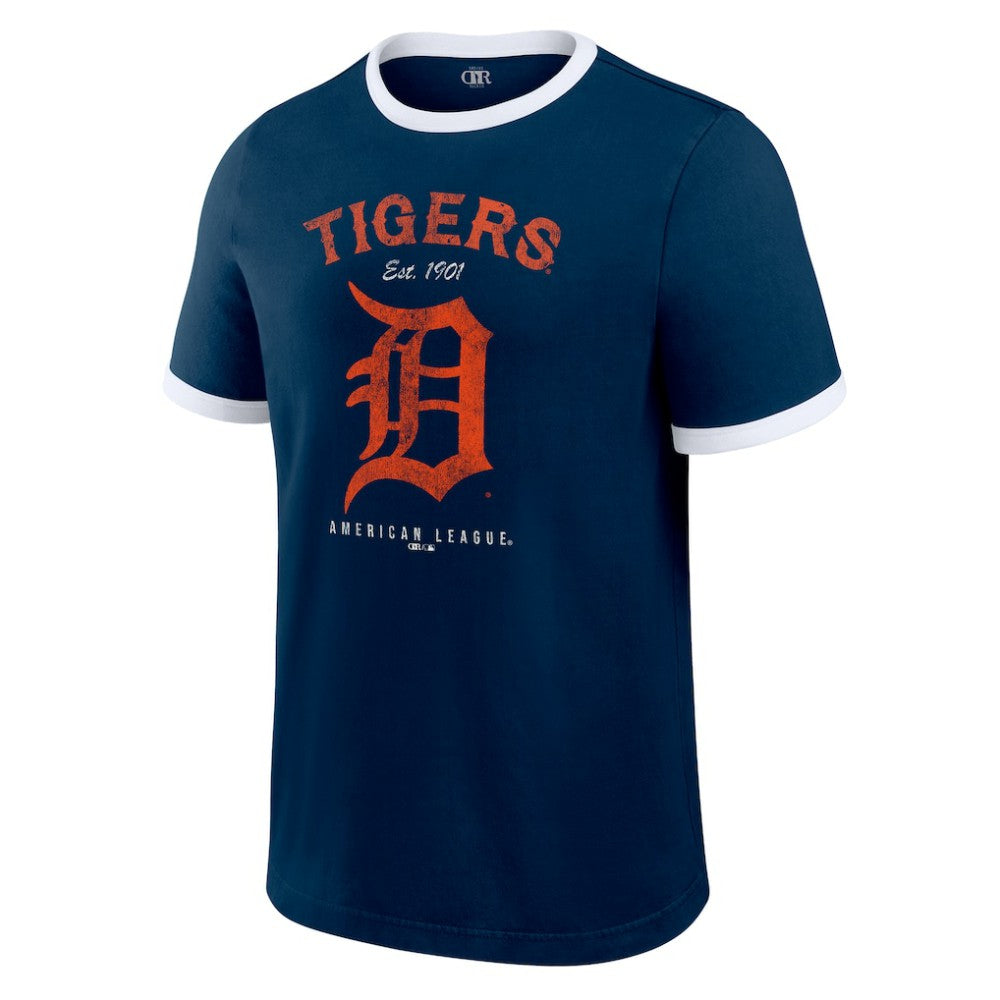 Detroit Tigers Darius Rucker Collection by Fanatics Washed Ringer T-Shirt Clearance