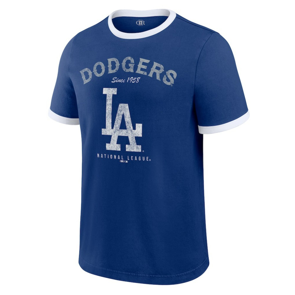 Los Angeles Dodgers Darius Rucker Collection by Fanatics Washed Ringer T-Shirt Lifestyle