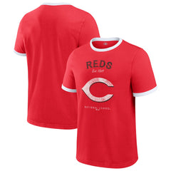 Cincinnati Reds Darius Rucker Collection by Fanatics Washed Ringer T-Shirt for sale