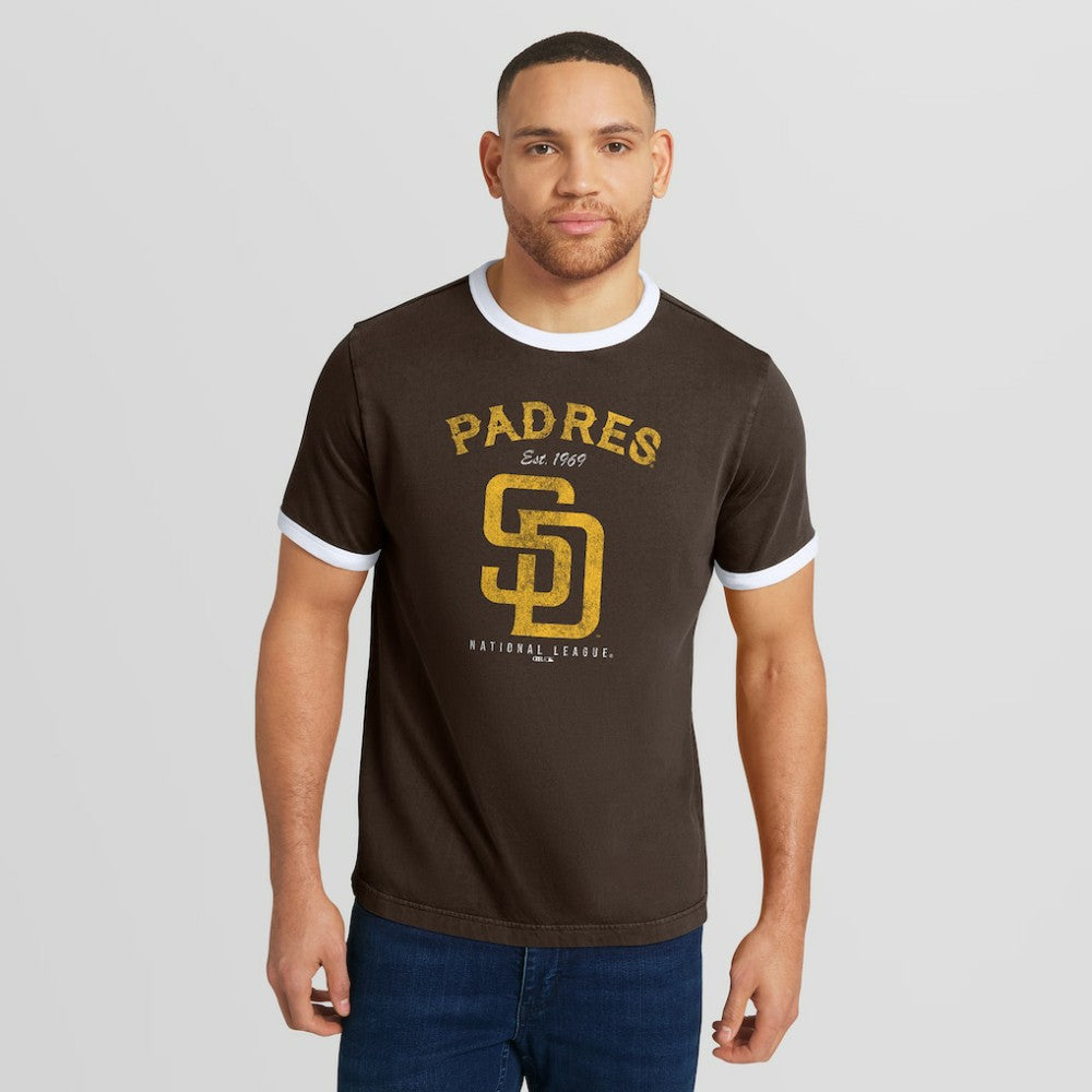 San Diego Padres Darius Rucker Collection by Fanatics Washed Ringer T-Shirt for sale
