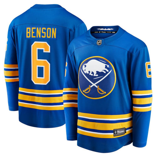 Zach Benson Buffalo Sabres Fanatics Home Breakaway Jersey - Royal | NHL Jerseys