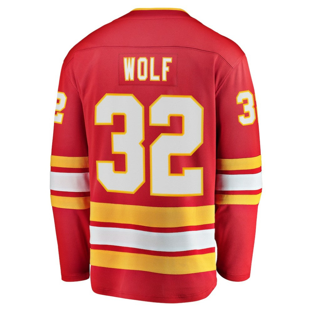 Dustin Wolf Calgary Flames - Fanatics Home Breakaway Jersey Red