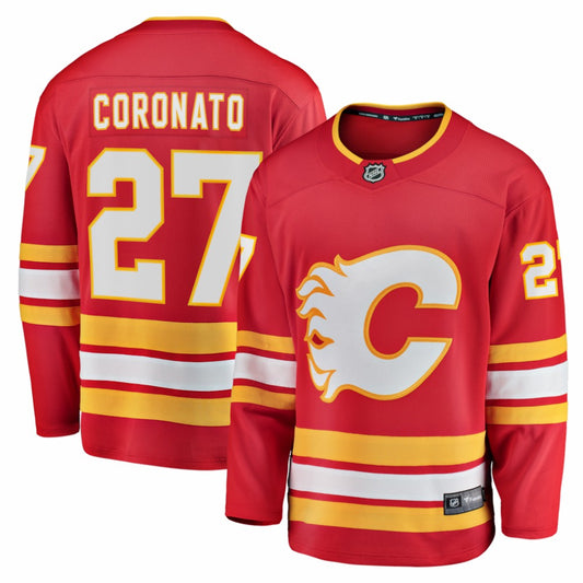 Matt Coronato Calgary Flames Fanatics Home Breakaway Jersey - Red | NHL Jerseys