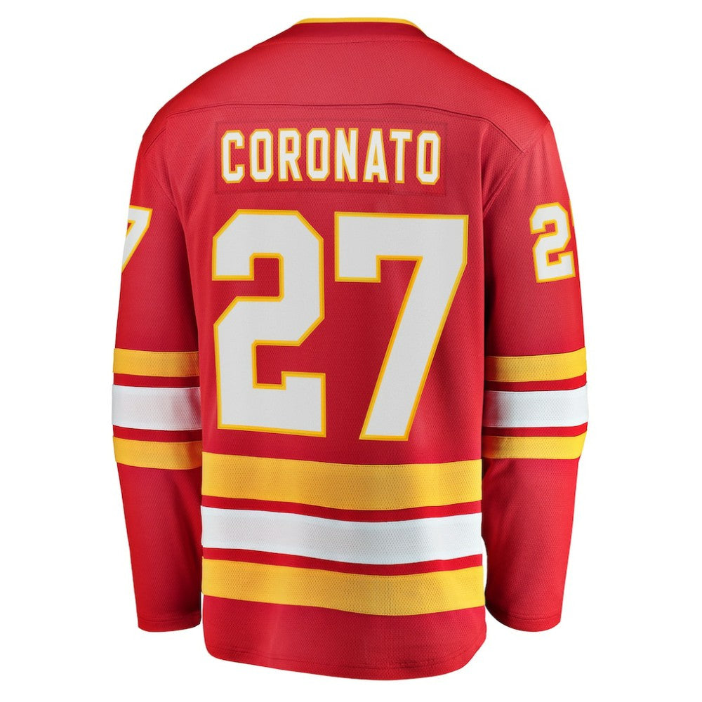 Matt Coronato Calgary Flames Fanatics Home Breakaway Jersey - Red | NHL Jerseys
