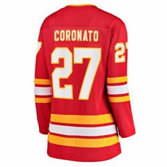 Matt Coronato Calgary Flames - Fanatics Women's Home Breakaway Jersey Red