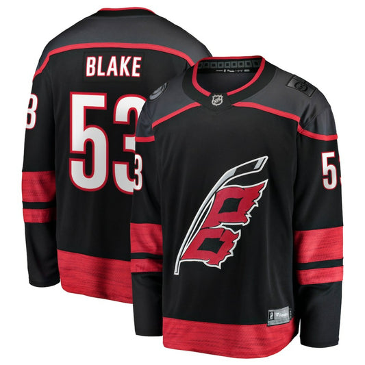 Jackson Blake Carolina Hurricanes Fanatics Home Breakaway Jersey - Black | NHL Jerseys