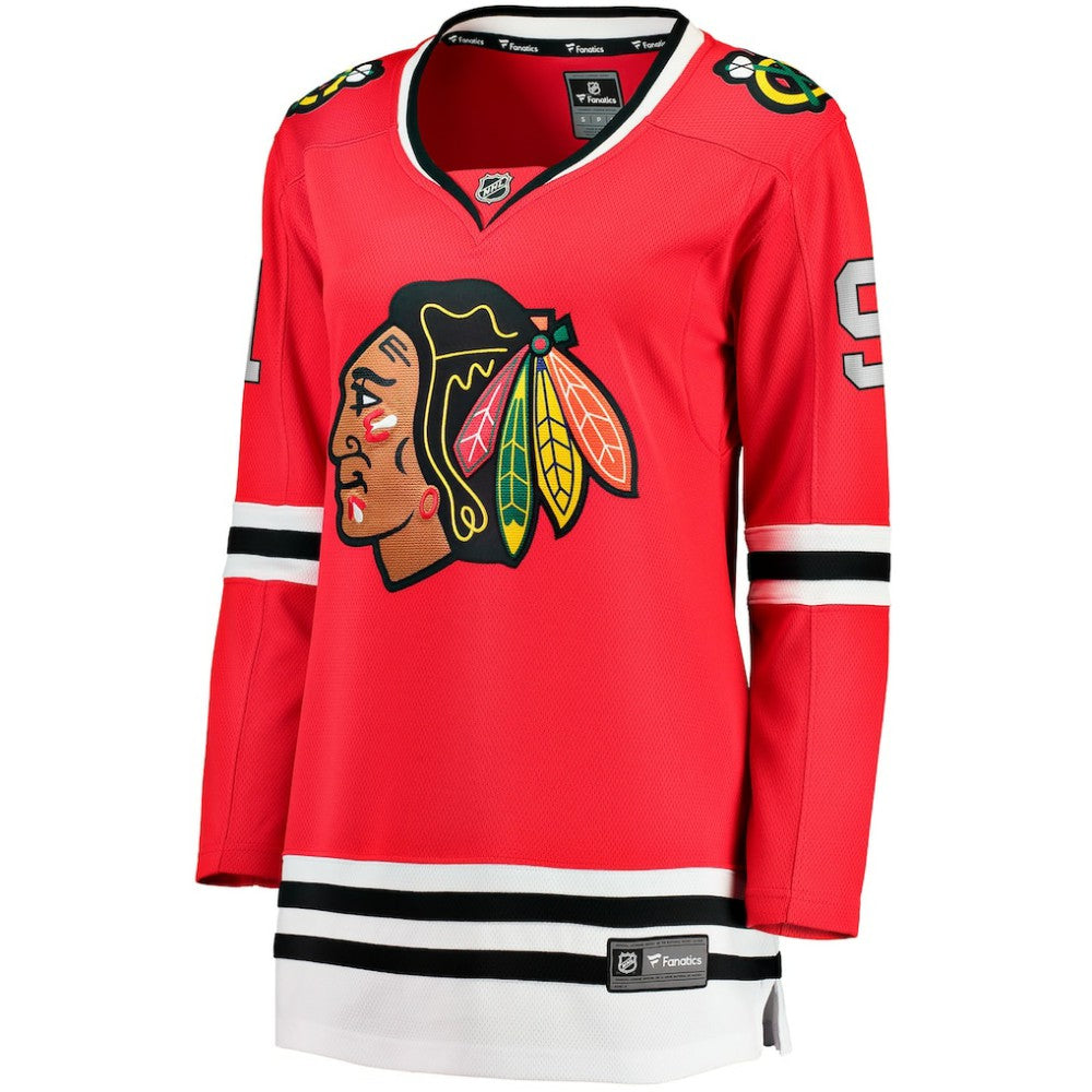 Frank Nazar Chicago Blackhawks Fanatics Women's Home Breakaway Jersey - Red | NHL Jerseys
