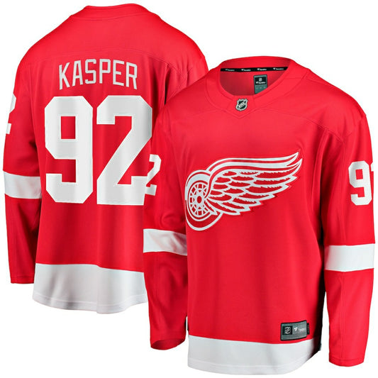 Marco Kasper Detroit Red Wings Fanatics Home Breakaway Jersey - Red | NHL Jerseys