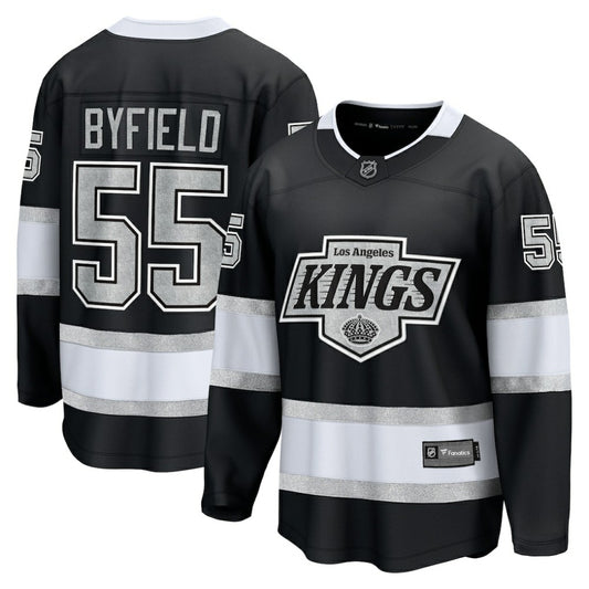 Quinton Byfield Los Angeles Kings Fanatics Home Breakaway Jersey - Black | NHL Jerseys