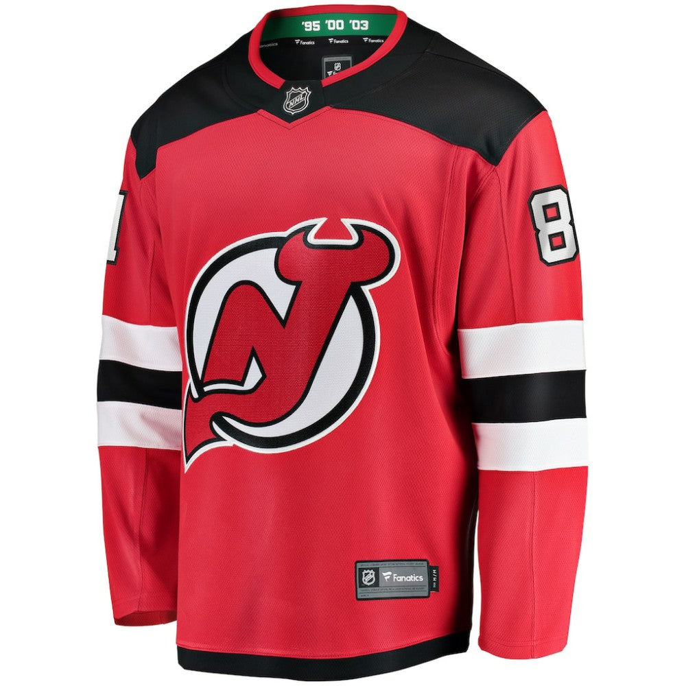 Arseny Gritsyuk New Jersey Devils Fanatics Home Breakaway Jersey - Red | NHL Jerseys