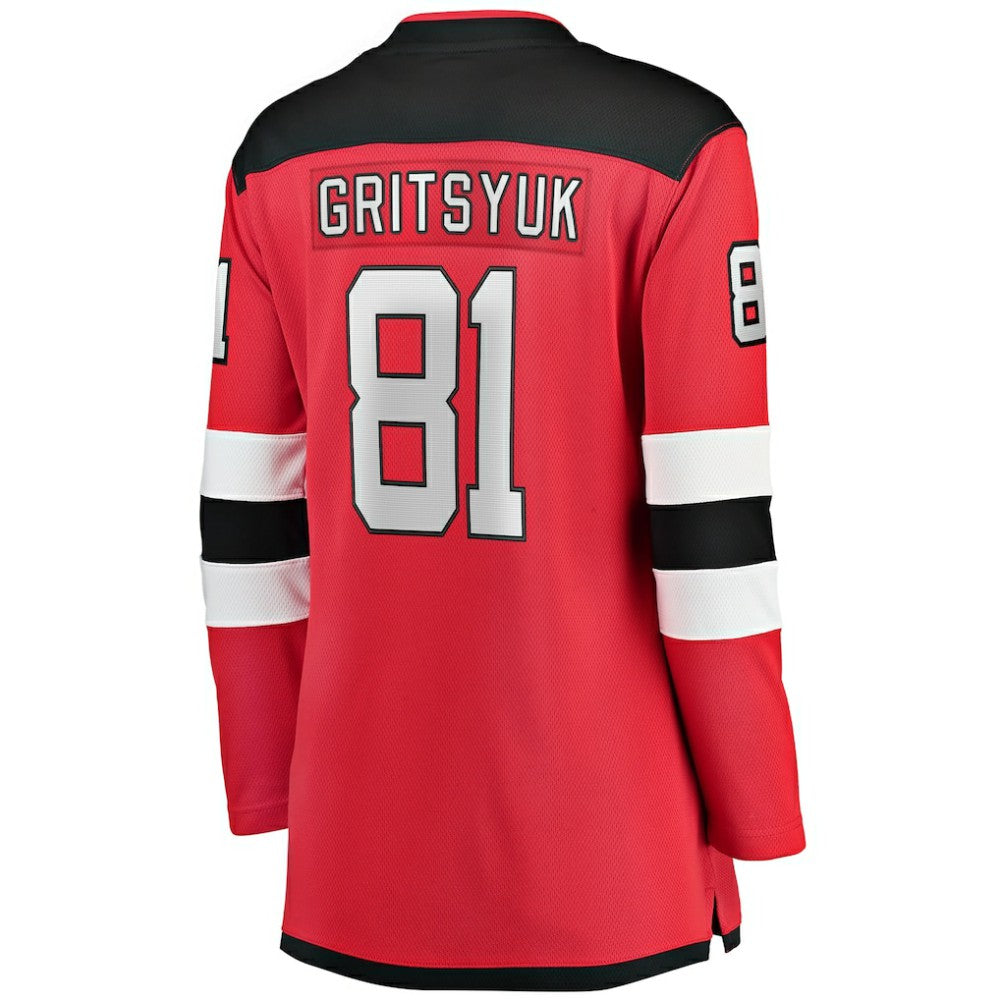 Arseny Gritsyuk New Jersey Devils - Fanatics Women's Home Breakaway Jersey Red
