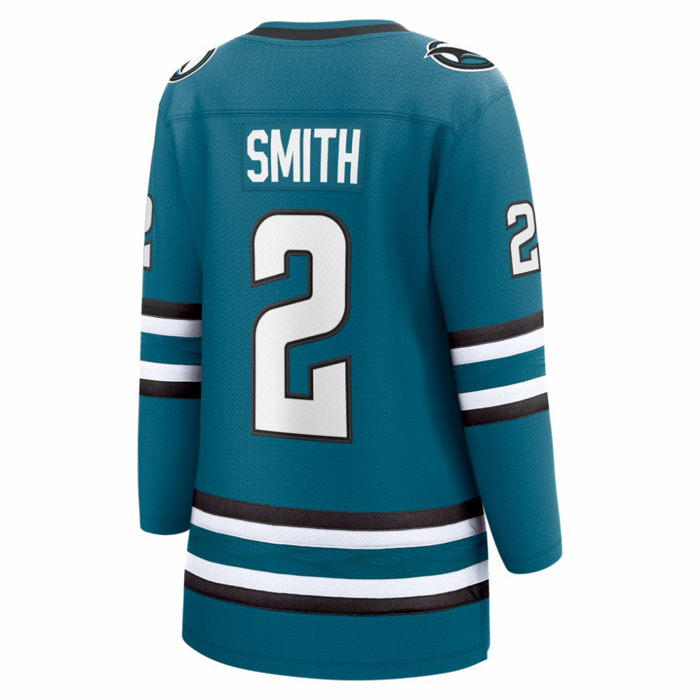 Will Smith San Jose Sharks Fanatics Women's Home Breakaway Jersey - Teal | NHL Jerseys