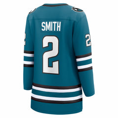Will Smith San Jose Sharks - Fanatics Women's Home Breakaway Jersey Teal