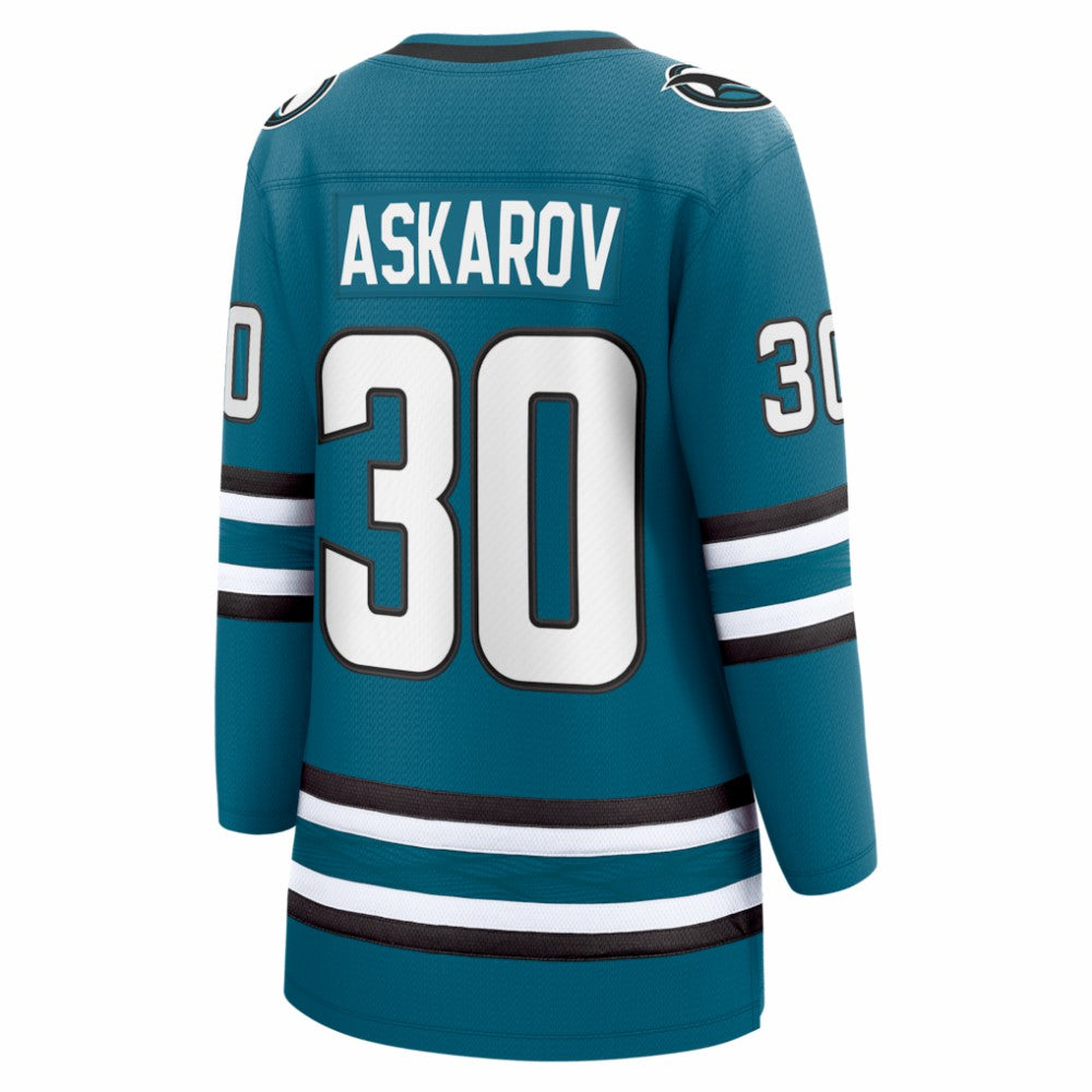 Yaroslav Askarov San Jose Sharks - Fanatics Women's Home Breakaway Jersey Teal
