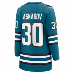 Yaroslav Askarov San Jose Sharks - Fanatics Women's Home Breakaway Jersey Teal