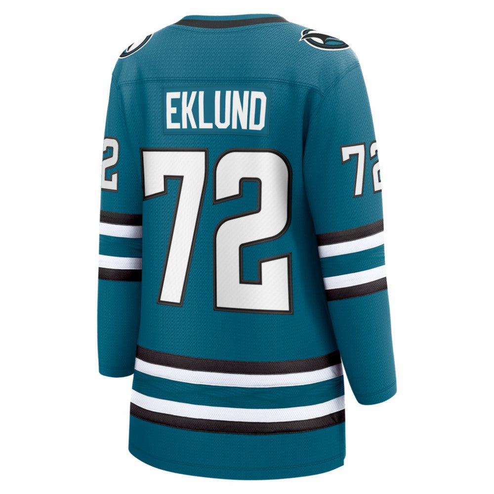 William Eklund San Jose Sharks - Fanatics Women's Home Breakaway Jersey Teal