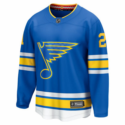 Jimmy Snuggerud St. Louis Blues Fanatics Home Breakaway Jersey - Blue | NHL Jerseys