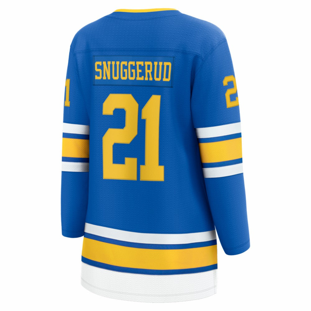 Jimmy Snuggerud St. Louis Blues - Fanatics Women's Home Breakaway Jersey Blue