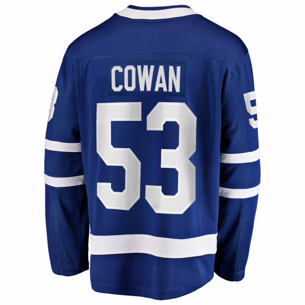 Easton Cowan Toronto Maple Leafs Fanatics Home Breakaway Jersey - Blue | NHL Jerseys