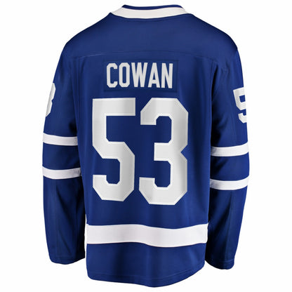 Easton Cowan Toronto Maple Leafs Fanatics Home Breakaway Jersey - Blue | NHL Jerseys
