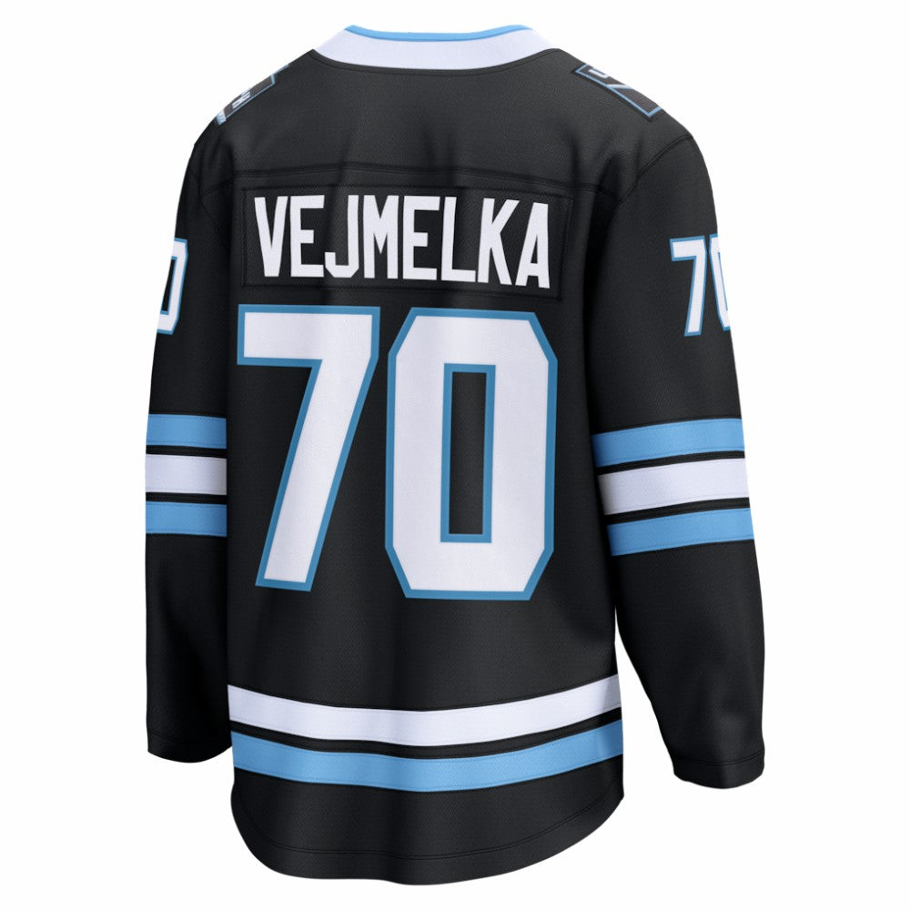 Karel Vejmelka Utah Mammoth Fanatics Home Breakaway Jersey - Black | NHL Jerseys