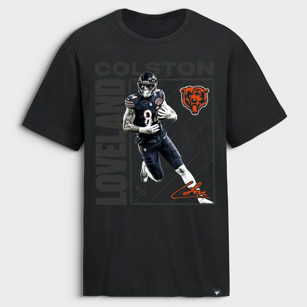 Colston Loveland Chicago Bears T-Shirt Black - NFL