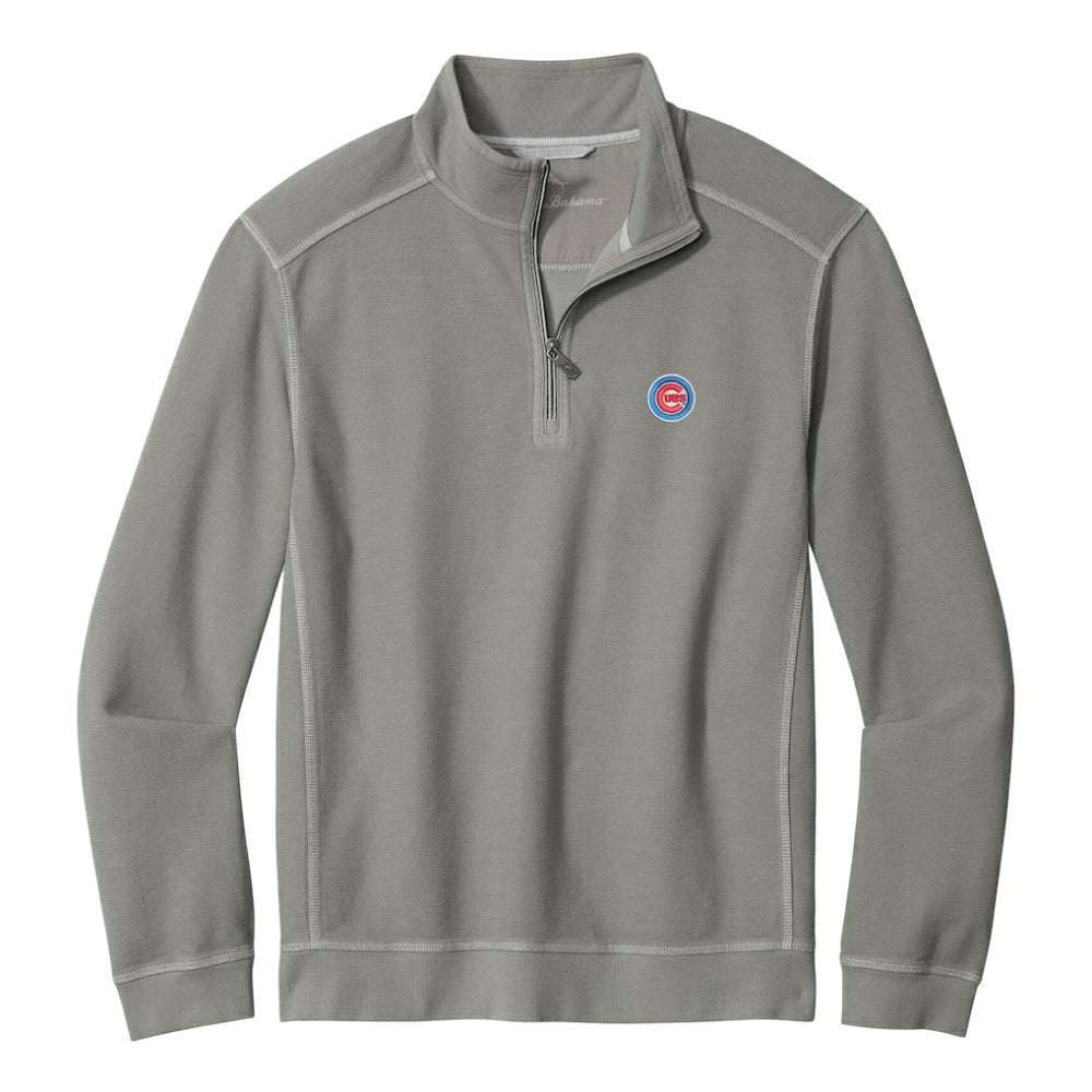 Chicago Cubs Tommy Bahama Montego Bay Half-Zip Sweatshirt Clearance