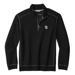San Diego Padres Tommy Bahama Montego Bay Half-Zip Sweatshirt Sale
