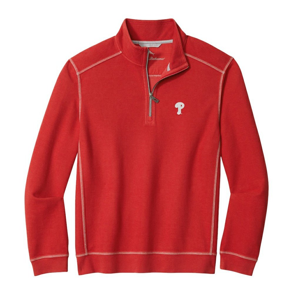 Philadelphia Phillies Tommy Bahama Montego Bay Half-Zip Sweatshirt Online