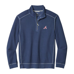 Atlanta Braves Tommy Bahama Montego Bay Half-Zip Sweatshirt Lifestyle