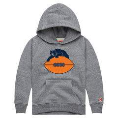 Chicago Bears Homage Youth Hand Drawn Logo Tri-Blend Hoodie Gray - NFL
