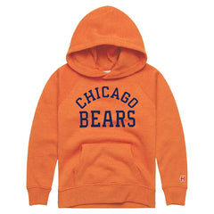 Chicago Bears Homage Youth Classic Tri-Blend Hoodie Orange - NFL