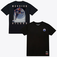 Mark Messier Edmonton Oilers - Mitchell & Ness Photo T-Shirt Black
