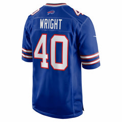 Matthew Wright Buffalo Bills Team Game Jersey Royal - Nike