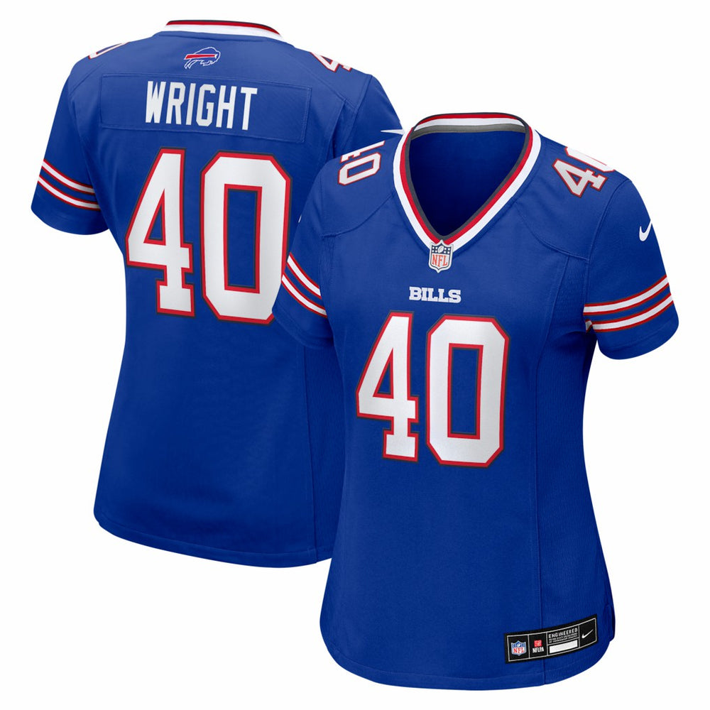 Matthew Wright Buffalo Bills Women's Team Game Jersey Royal - Nike