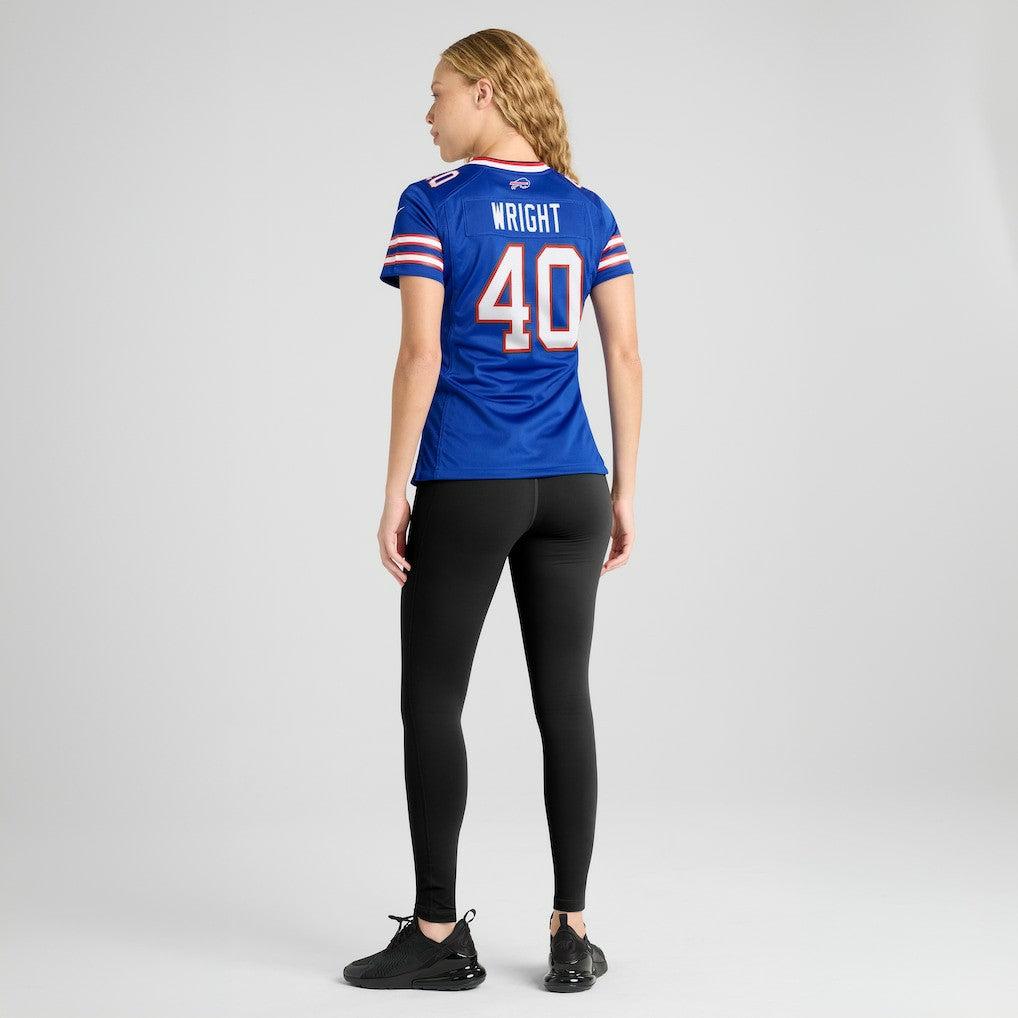Matthew Wright Buffalo Bills Women's Team Game Jersey Royal - Nike