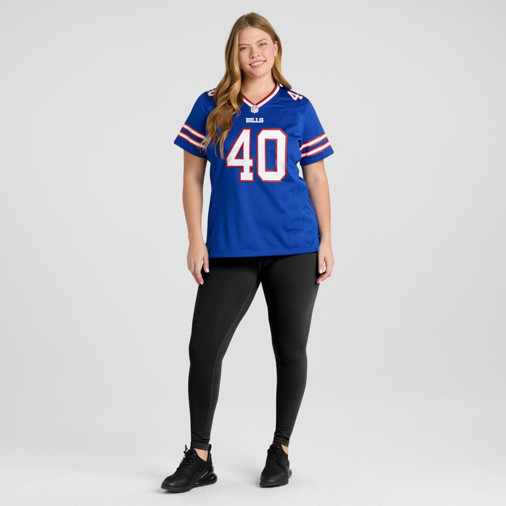 Matthew Wright Buffalo Bills Women's Team Game Jersey Royal - Nike