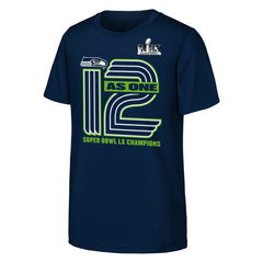 Seattle Seahawks Youth Super Bowl LX Champions Hometown Collection T-Shirt College Navy - Fanatics
