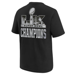 Seattle Seahawks Youth Super Bowl LX Champions Locker Room Trophy Collection Authentic T-Shirt Black - Nike