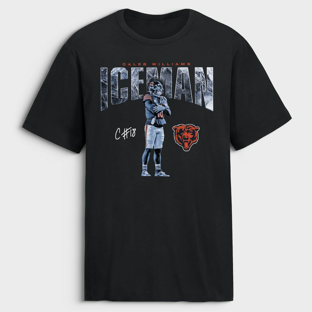 Caleb Williams Chicago Bears Iceman T-Shirt Black - NFL