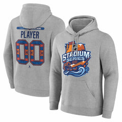 Tampa Bay Lightning - 2026 NHL Stadium Series Personalized Name & Number Hoodie Gray