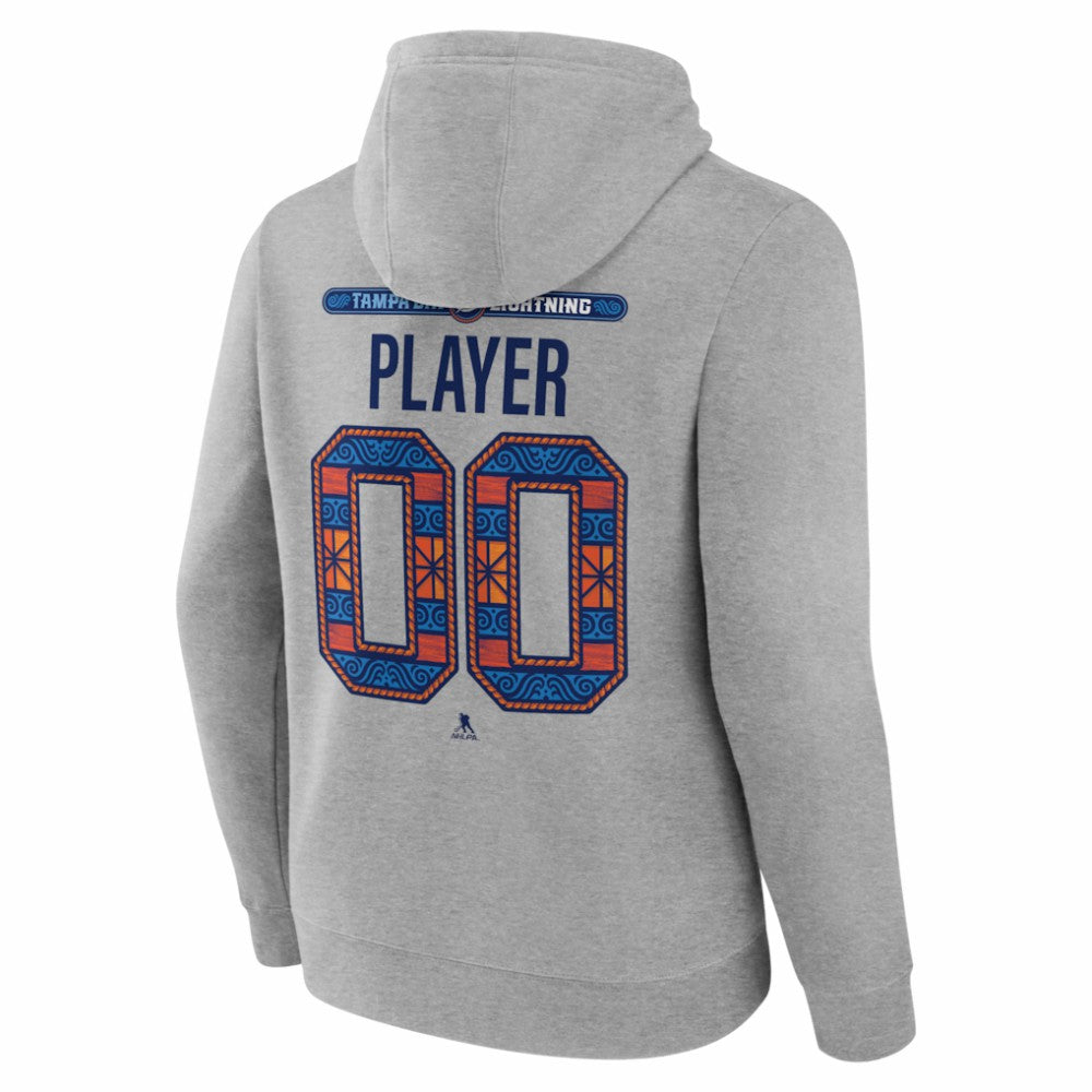 Tampa Bay Lightning - 2026 NHL Stadium Series Personalized Name & Number Hoodie Gray