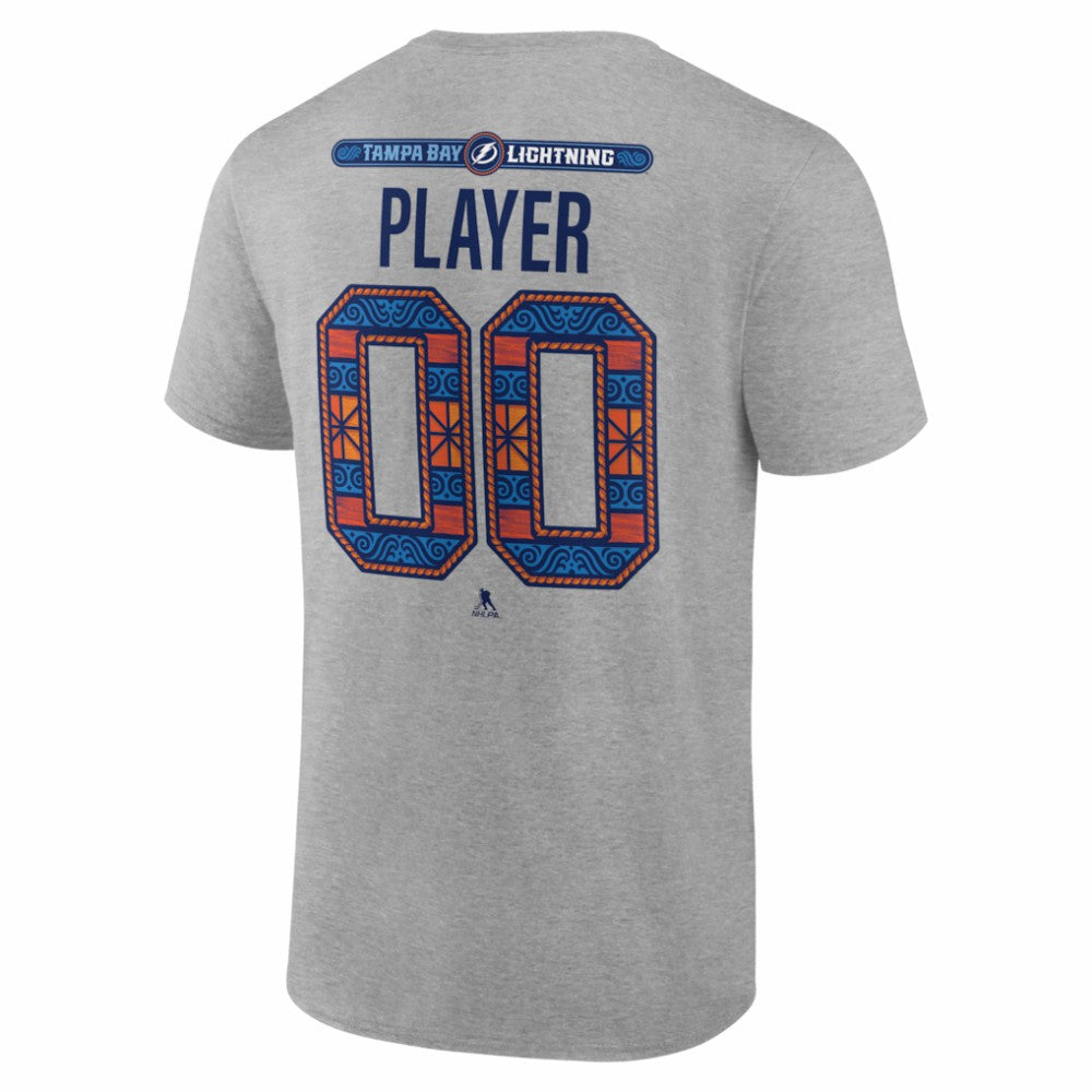 Tampa Bay Lightning - 2026 NHL Stadium Series Personalized Name & Number T-Shirt Gray