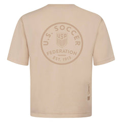USMNT Levelwear Luxe Signature Knit Transit Tonal T-Shirts - Khaki