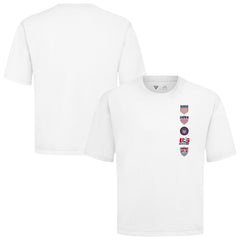 USMNT Levelwear Luxe Signature Knit Timeline T-Shirts - White