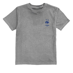 France National Team Vive La Fete Youth Impressions Artwork T-Shirts - Gray