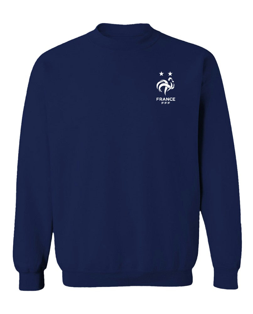 France National Team Vive La Fete Women's Impressions Artwork Sweatshirt - Navy
